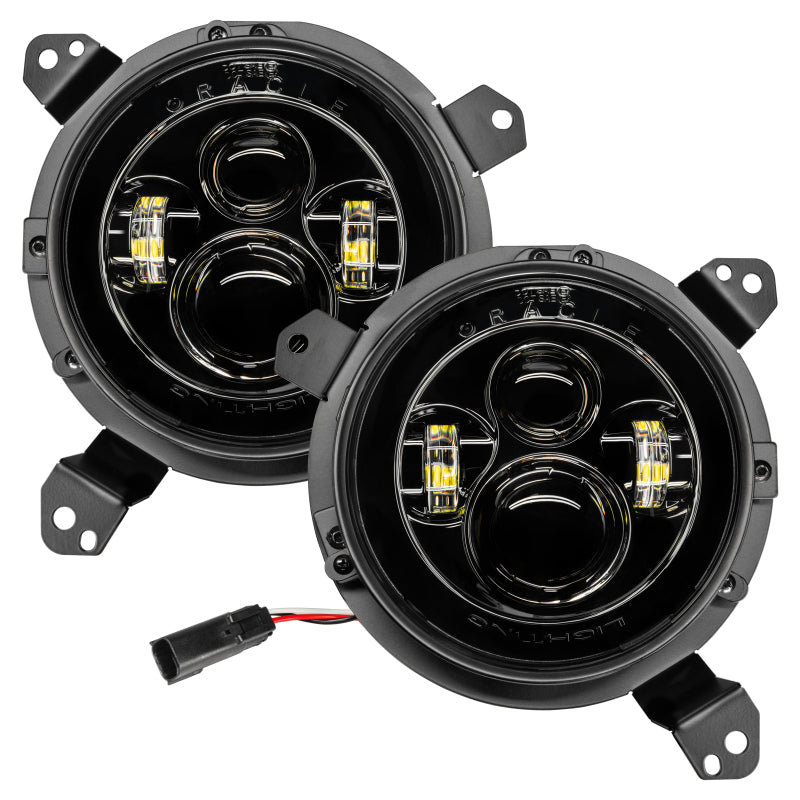 Load image into Gallery viewer, Oracle Jeep Wrangler JL/Gladiator JT 7in. High Powered LED Headlights (Pair) - No Halo