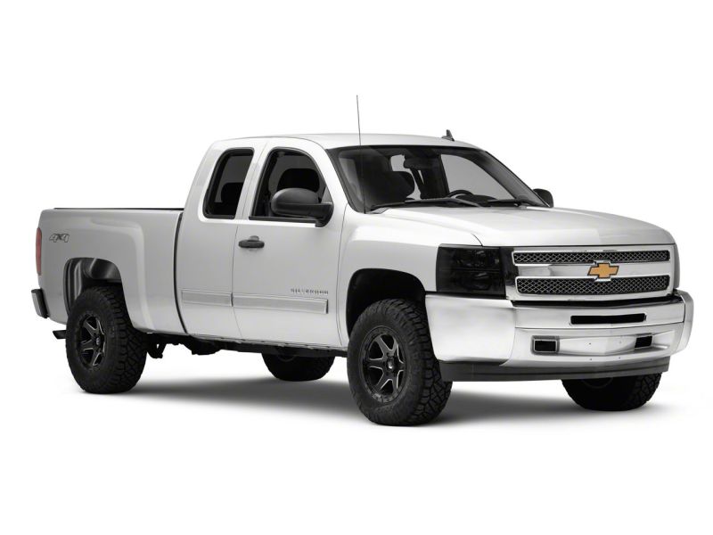Load image into Gallery viewer, Raxiom 07-14 Chevrolet Silverado 1500 HD Axial OEM Rep Headlights- Chrome Housing- Smoked Lens