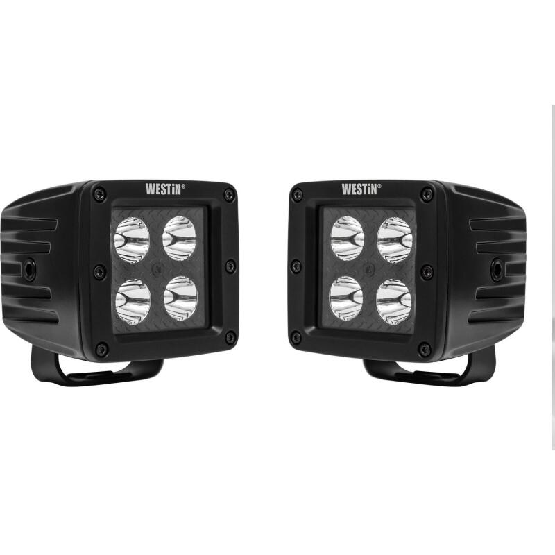 Load image into Gallery viewer, Westin LED Auxiliary Light 3.2in x 3.0in Spot w/5W Cree - Black