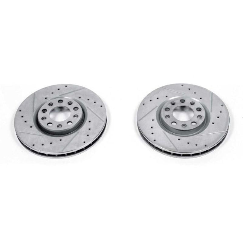 Load image into Gallery viewer, Power Stop 15-17 Chrysler 200 Front Evolution Drilled & Slotted Rotors - Pair