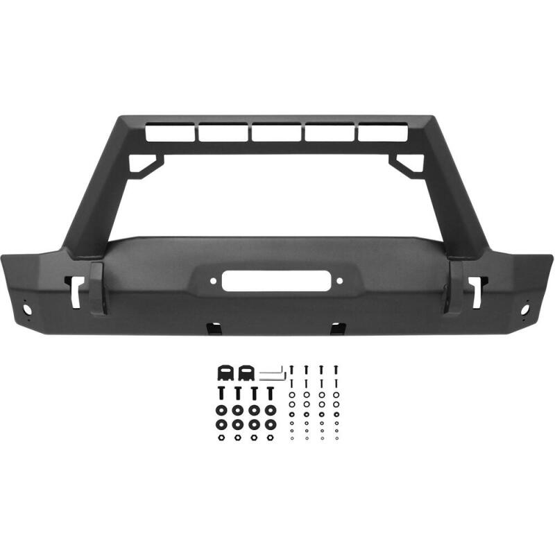 Load image into Gallery viewer, Westin 18-19 Jeep Wrangler JL Stubby Front Bumper - Textured Black