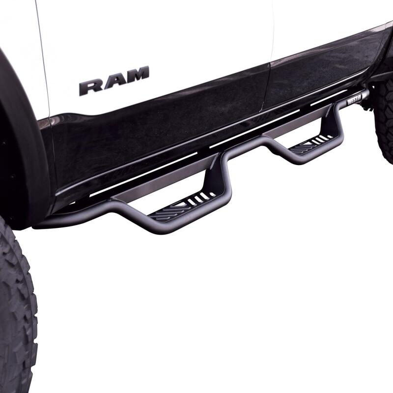 Load image into Gallery viewer, Westin 19-22 Ram 1500 Crew Cab (Excl. 19-22 Ram 1500 Classic) Outlaw Nerf Step Bars - Textured Black