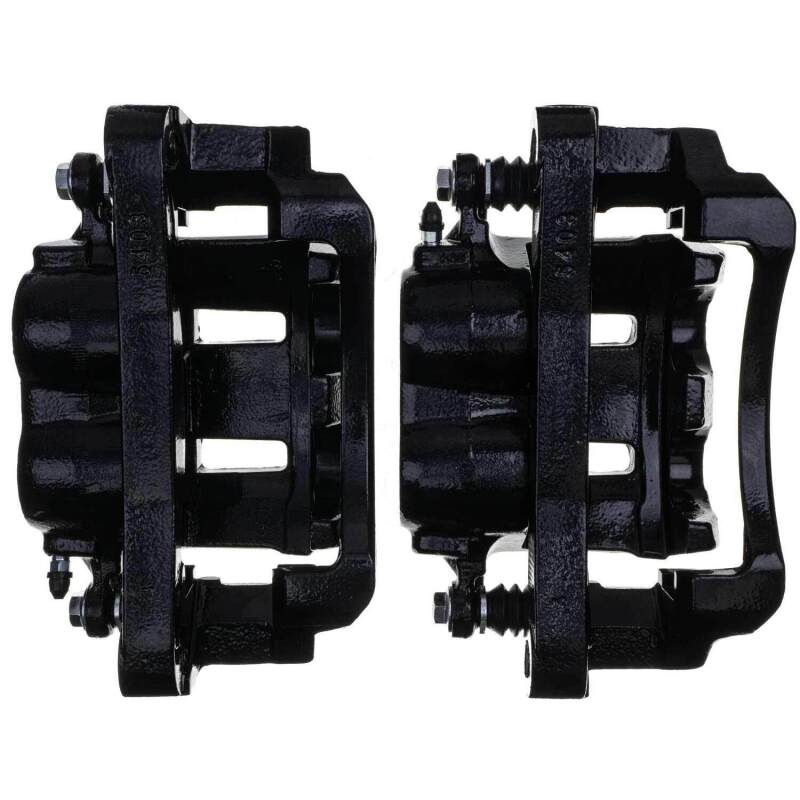 Load image into Gallery viewer, Power Stop 00-05 Ford Excursion Front Black Caliper - Pair w/Bracket