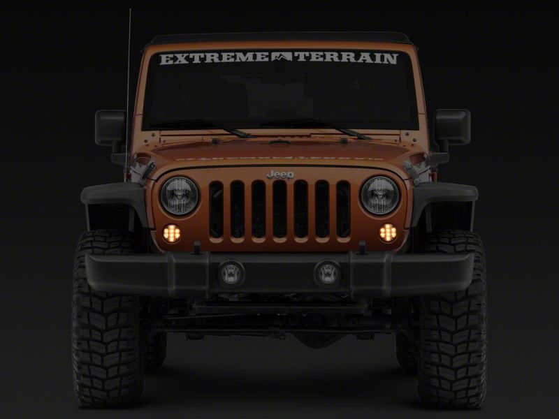 Load image into Gallery viewer, Raxiom 07-18 Jeep Wrangler JK Axial Series LED Front Turn Signals- Clear