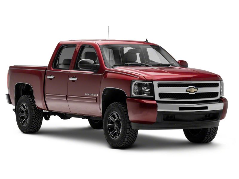 Load image into Gallery viewer, Raxiom 07-13 Chevrolet Silverado 1500 Axial Series Headlights w/ LED Bar- Black Housing (Clear Lens)
