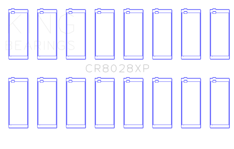 Load image into Gallery viewer, King Engine Bearings Chevrolet Custom Performance (Size STDX) Connecting Rod Bearing Set