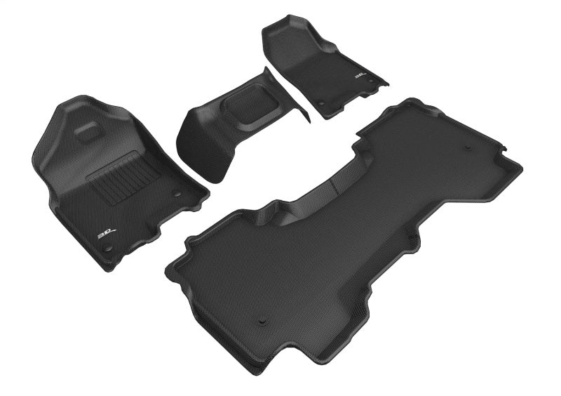 Load image into Gallery viewer, 3D MAXpider 19-24 Dodge Ram 1500 Quad Cab W/ Bench Front Row Kagu Black Full Set