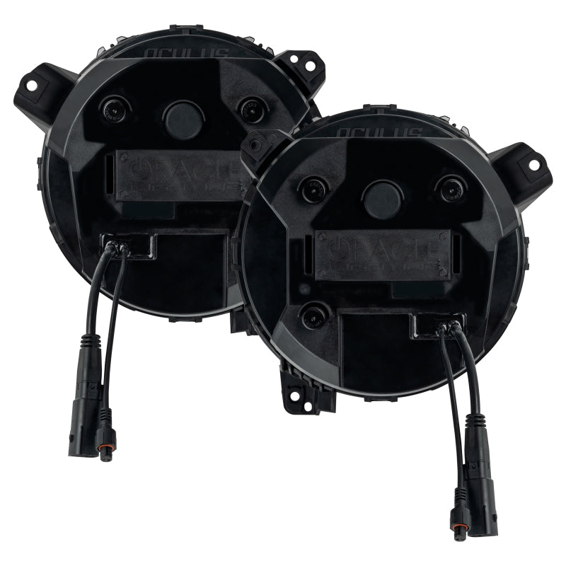 Load image into Gallery viewer, Oracle Oculus Bi-LED Projector Headlights for Jeep JL/Gladiator JT Satin Silver 5500K