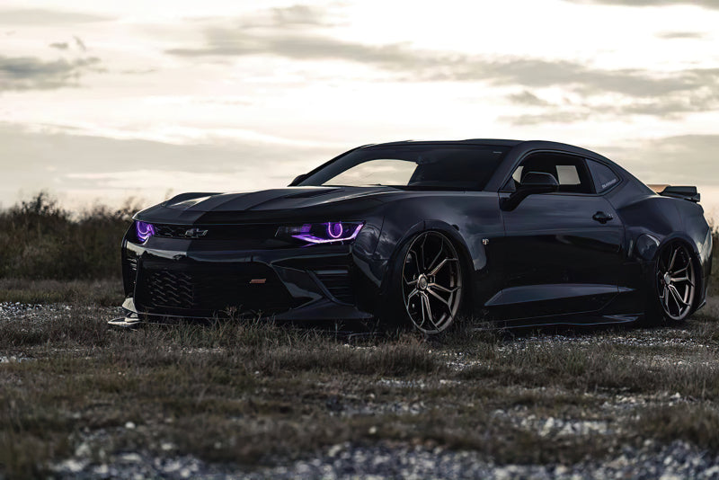 Load image into Gallery viewer, Oracle 16-18 Chevy Camaro RGB+W Headlight DRL Kit - ColorSHIFT w/ Simple Controller