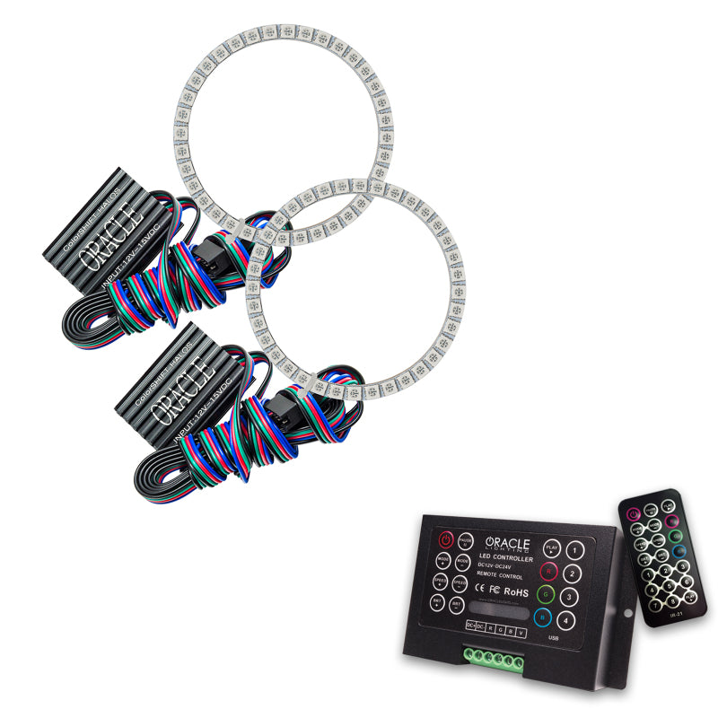 Load image into Gallery viewer, Oracle Dodge Charger 11-14 Projector Halo Kit - ColorSHIFT w/ 2.0 Controller