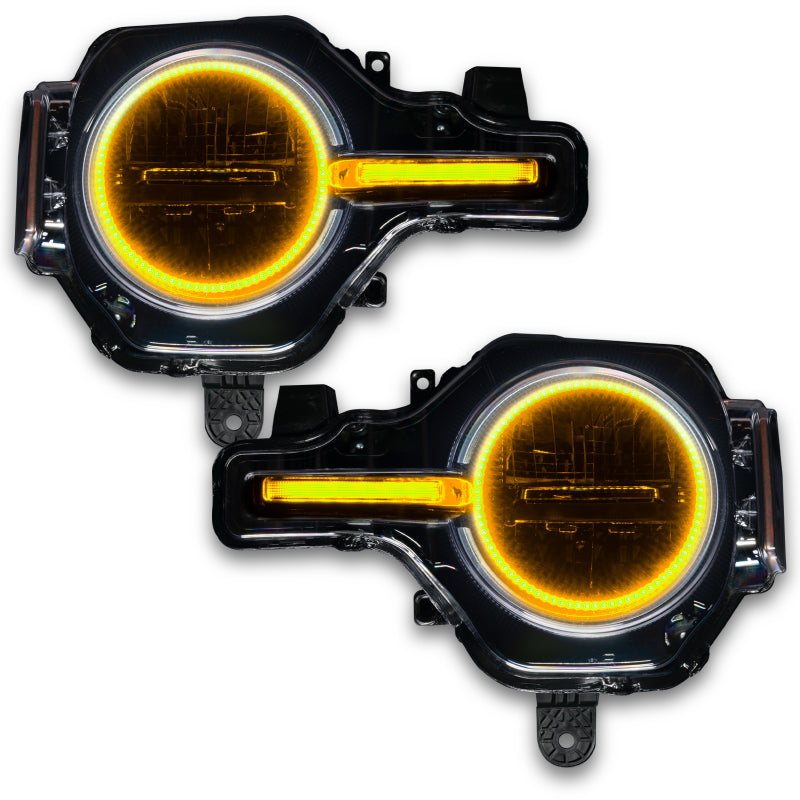 Load image into Gallery viewer, Oracle 21-22 Ford Bronco Headlight Halo Kit w/DRL Bar - Base Headlights -w/BC1 Controller