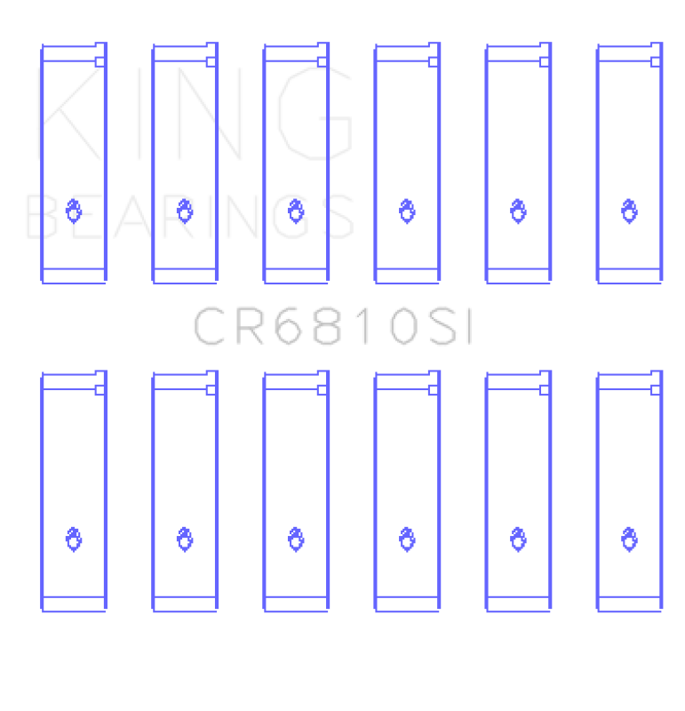 Load image into Gallery viewer, King Engine Bearings Chrysler 215 (Size +0.75mm) Connecting Rod Bearing Set