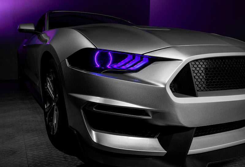 Load image into Gallery viewer, Oracle 18-21 Ford Mustang Dynamic DRL w/ Halo Kit & Sequential Turn Signal - ColorSHIFT
