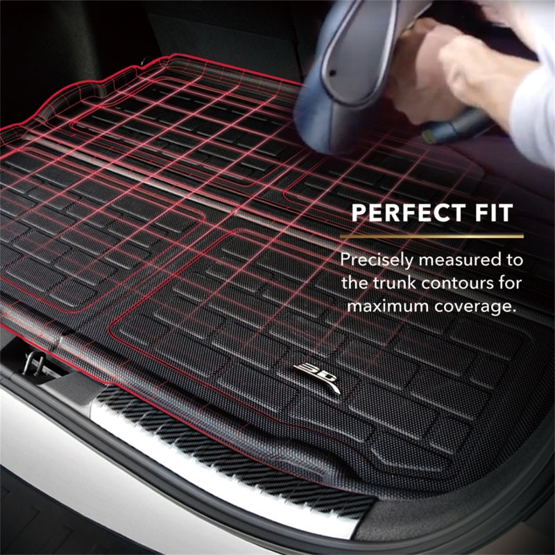 Load image into Gallery viewer, 3D MAXpider 18-25 Jeep Wrangler JL(w/o sub) Kagu Cargo Liner - Black