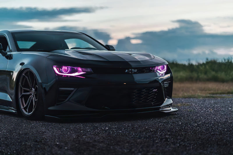 Load image into Gallery viewer, Oracle 16-18 Chevy Camaro RGB+W Headlight DRL Upgrade Kit - ColorSHIFT w/o Controller