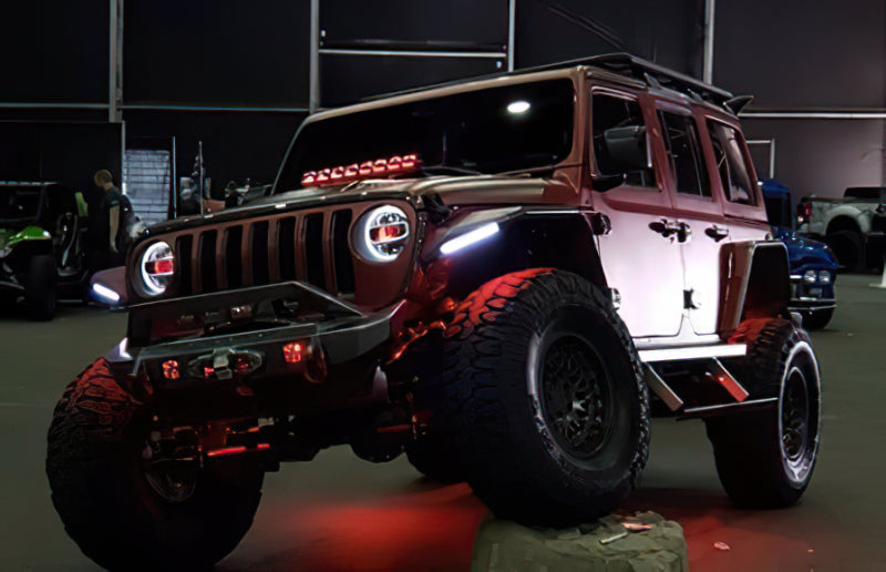 Load image into Gallery viewer, Oracle Jeep Wrangler JL/Gladiator JT Projector Illumination Kit - w/o Controller