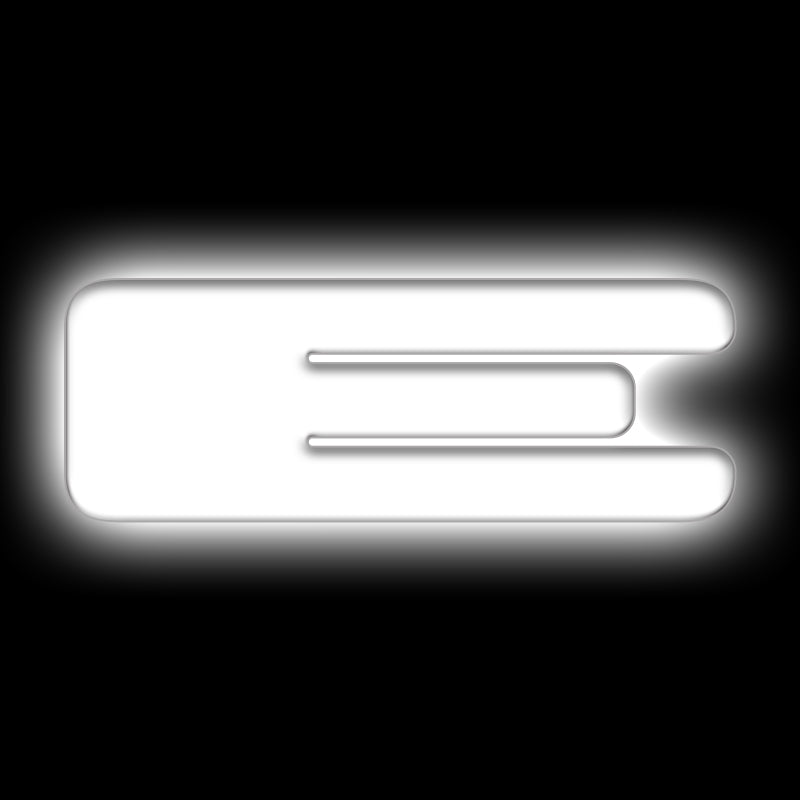 Load image into Gallery viewer, ORACLE Lighting Universal Illuminated LED Letter Badges - Matte Wht Surface Finish - E