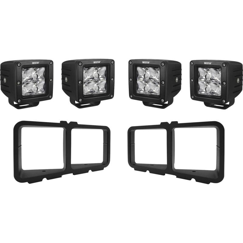 Load image into Gallery viewer, Westin Universal Light Kit for Outlaw Front Bumpers - Textured Black