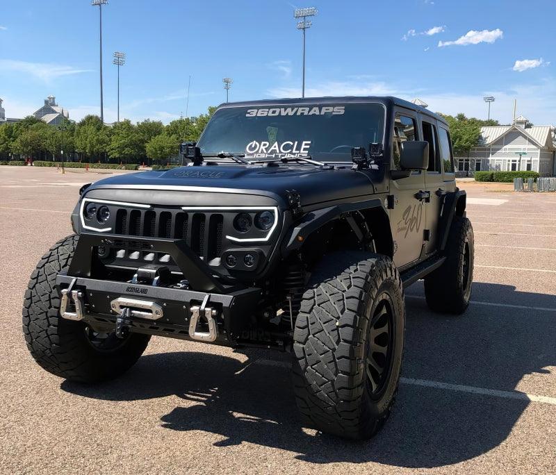 Load image into Gallery viewer, Oracle VECTOR Series Full LED Grille - Jeep Wrangler JL/JT - NA