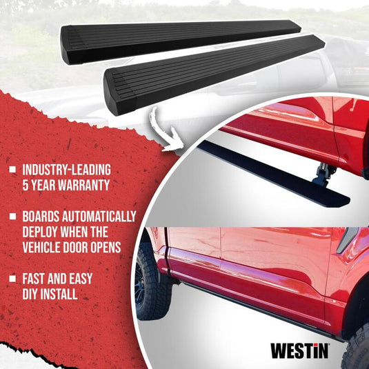Westin 15-25 Ford F-150 SuperCab / 17-25 F-250/350 SuperCab Pro-e Running Boards - Tex. Blk