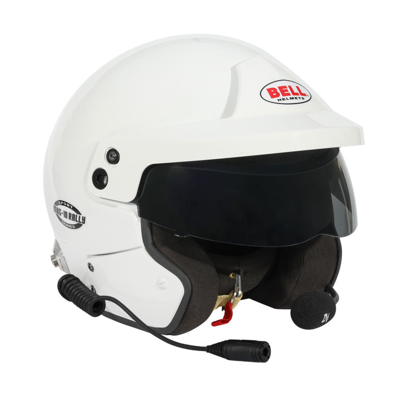 Load image into Gallery viewer, Bell Helmet Mag-10 Rally Sport White (Hans) Xlg(61-61 +) Fia8859-2024