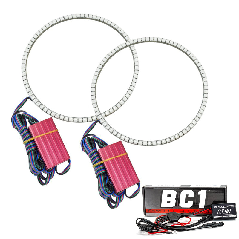 Load image into Gallery viewer, Oracle Jeep Wrangler JL/JT LED Surface Mount Headlight Halo Kit - w/ BC1 Controller