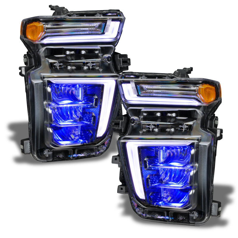 Load image into Gallery viewer, Oracle 20-21 Chevy Silverado HD 2500RGB Headlight Demon Eye Kit - w/o Controller