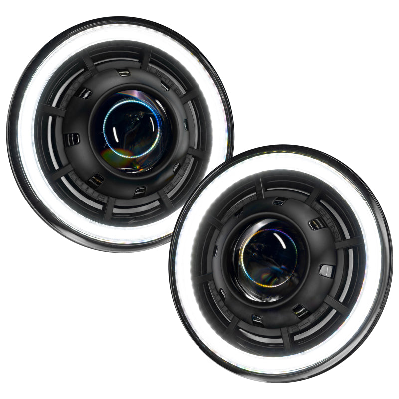 Load image into Gallery viewer, ORACLE Lighting 0718 Jeep Wrangler JK Oculus 7in Switchback Bi-LED Projector Headlights