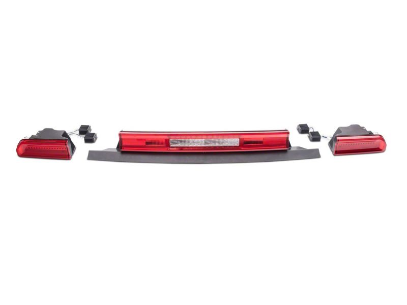 Load image into Gallery viewer, Raxiom 08-14 Dodge Challenger LED Tail Lights- Chrome Housing - Red/Clear Lens