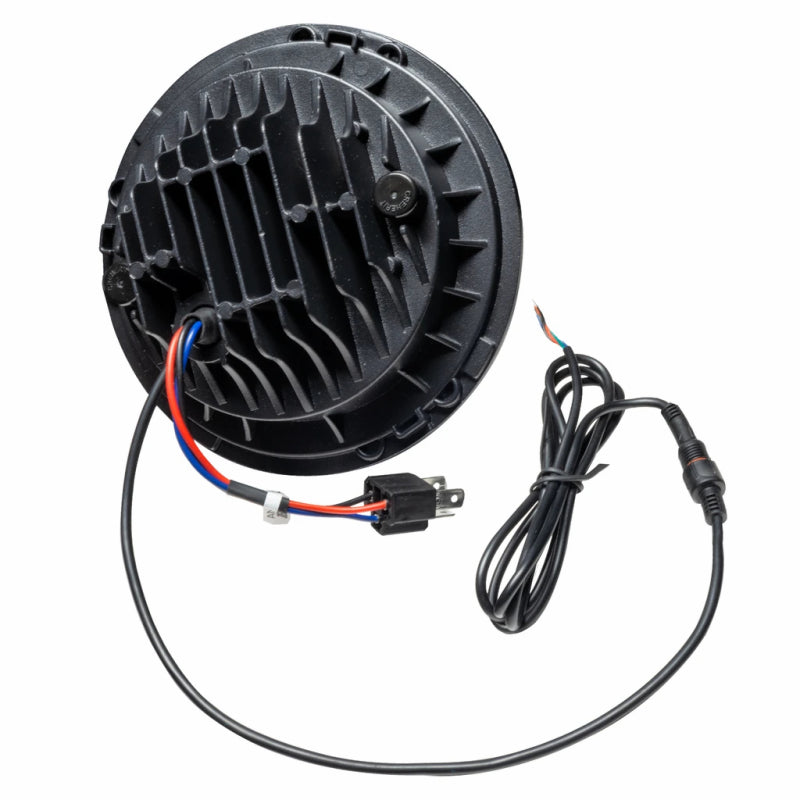 Load image into Gallery viewer, Oracle 7in High Powered LED Headlights - Black Bezel - ColorSHIFT 2.0