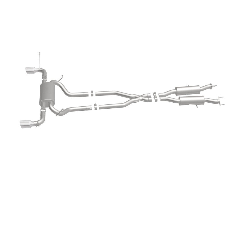 Load image into Gallery viewer, MagnaFlow Cat-Back SS 2.5in Dual Split Rear 4in Black Tip 11-16 Jeep Grand Cherokee 5.7L V8/3.6L V6