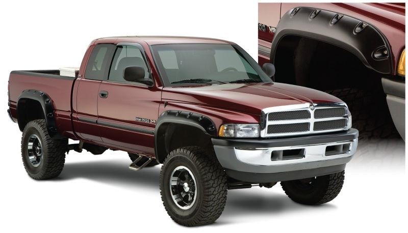 Load image into Gallery viewer, Bushwacker 94-01 Dodge Ram 1500 Fleetside Pocket Style Flares 4pc 78.0/96.0in Bed - Black