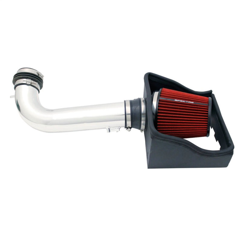 Load image into Gallery viewer, Spectre 09-10 Ford F150 V8-4.6L F/I Air Intake Kit - Polished w/Red Filter