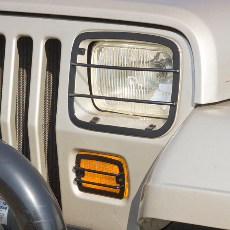 Load image into Gallery viewer, Rugged Ridge 87-95 Jeep Wrangler YJ Headlight & Turn Signal Euro Guard Set