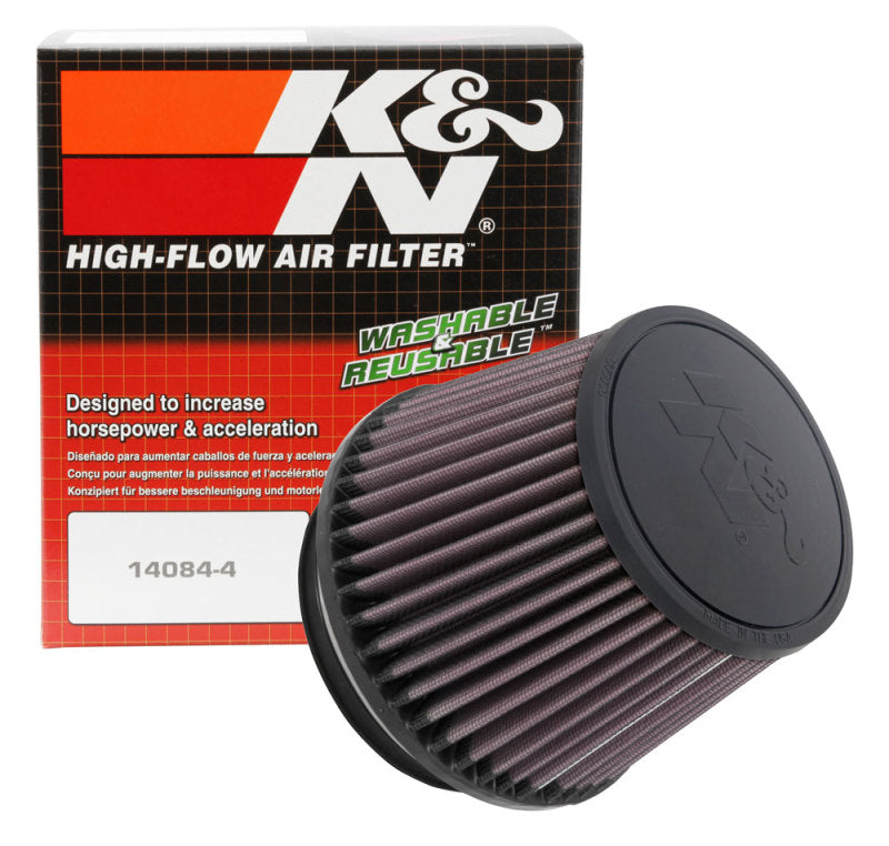 Load image into Gallery viewer, K&N Universal Clamp-On Air Filter 3-15/16in FLG / 5-1/2in B / 4-1/2in T / 4-7/16in H