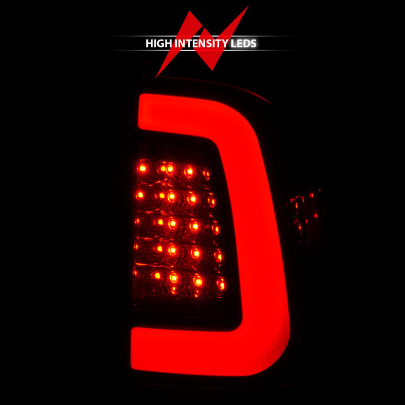 Load image into Gallery viewer, ANZO 2008-2016 Ford F-250 LED Taillights Chrome Housing Smoke Lens (Pair)