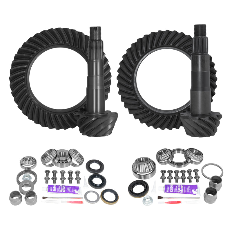 Load image into Gallery viewer, Yukon Gear Ring & Pinion Gear Kit Package Front & Rear with Install Kits - Toyota 8.2/8in. IFS