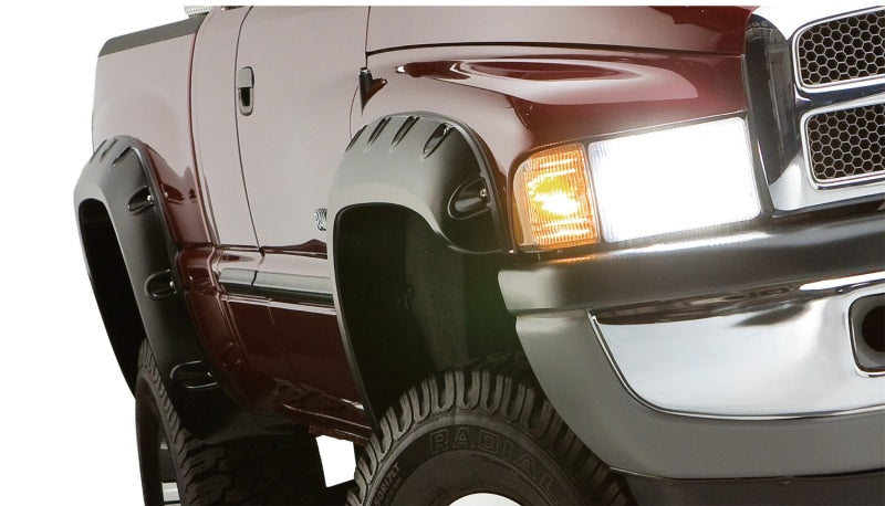 Load image into Gallery viewer, Bushwacker 02-08 Dodge Ram 1500 Fleetside Pocket Style Flares 4pc 75.9/76.3/97.9in Bed - Black