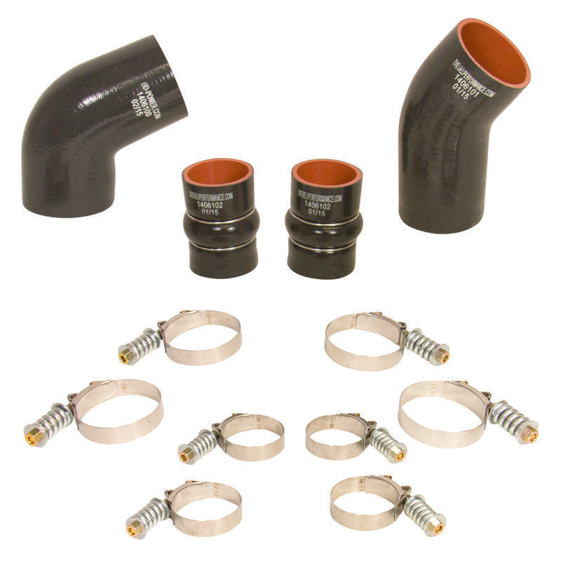 Load image into Gallery viewer, BD Diesel Intercooler Hose & Clamp Kit - 2004.5-2005 Chevy LLY Duramax