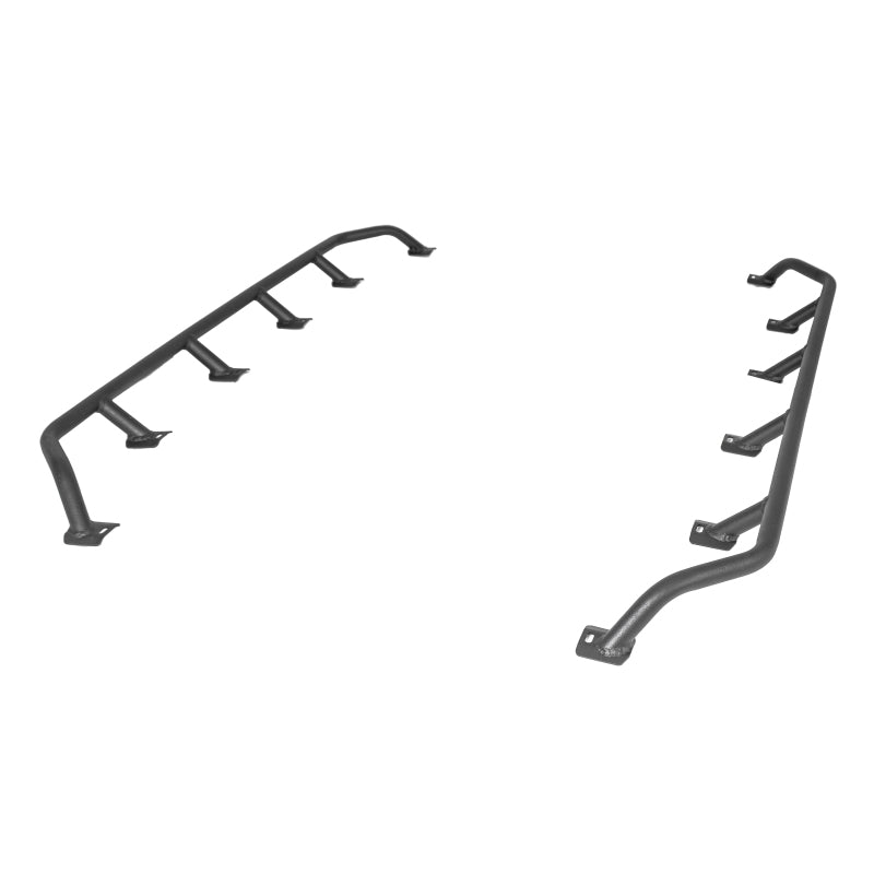 Load image into Gallery viewer, Go Rhino SRM300 Dual Rail Kit (For 60x40in. Rack) - Tex. Blk (Rails ONLY - Req. Platform)