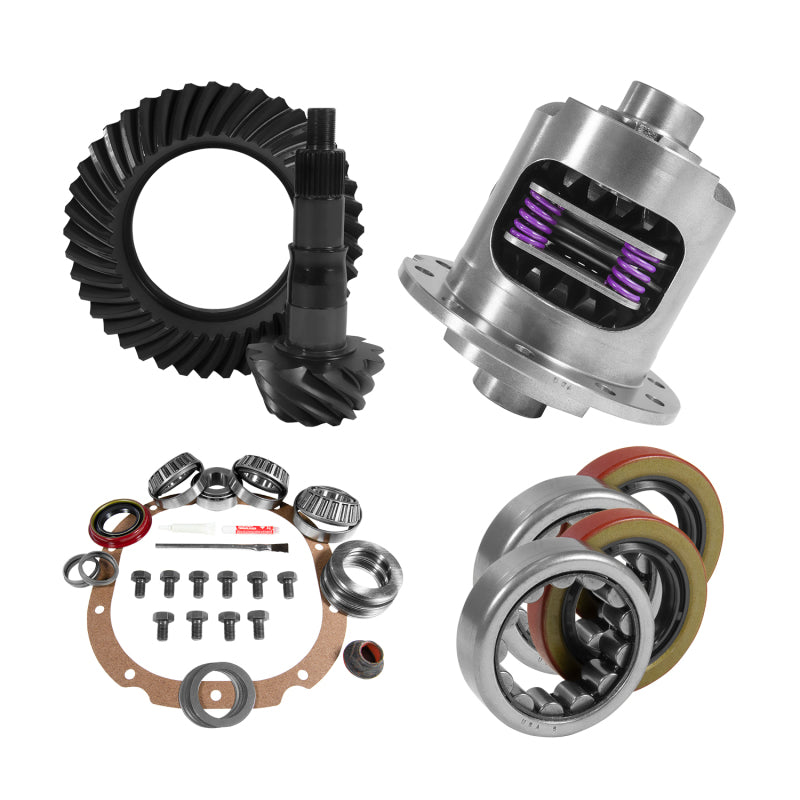 Load image into Gallery viewer, Yukon Gear 8.8in Ford 3.27 Rear Ring & Pinion Install Kit 2.25in OD Axle Bearings and Seals