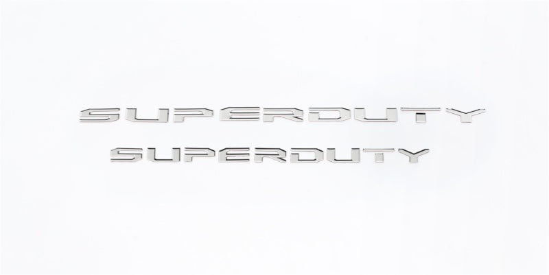 Load image into Gallery viewer, Putco 17-20 Ford SUPERDUTY Letters (Stamped/Stainless Steel) Hood/Front