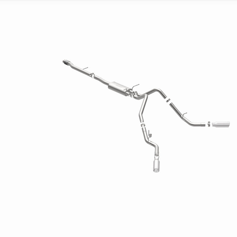Load image into Gallery viewer, Magnaflow 14 Chev Silverado V8 5.3L CC/EC Cab Dual Split Behind Rear Tires Exit SS Cat Back Perf Exh