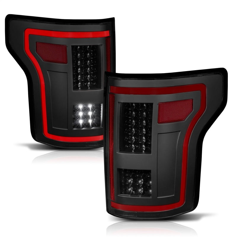 Load image into Gallery viewer, ANZO 15-17 Ford F-150 LED Taillights - Smoke