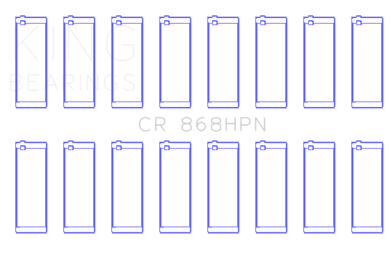 Load image into Gallery viewer, King Engine Bearings Ford Prod V8 4.6L/5.4L (Size 0.50) Performance Rod Bearing Set
