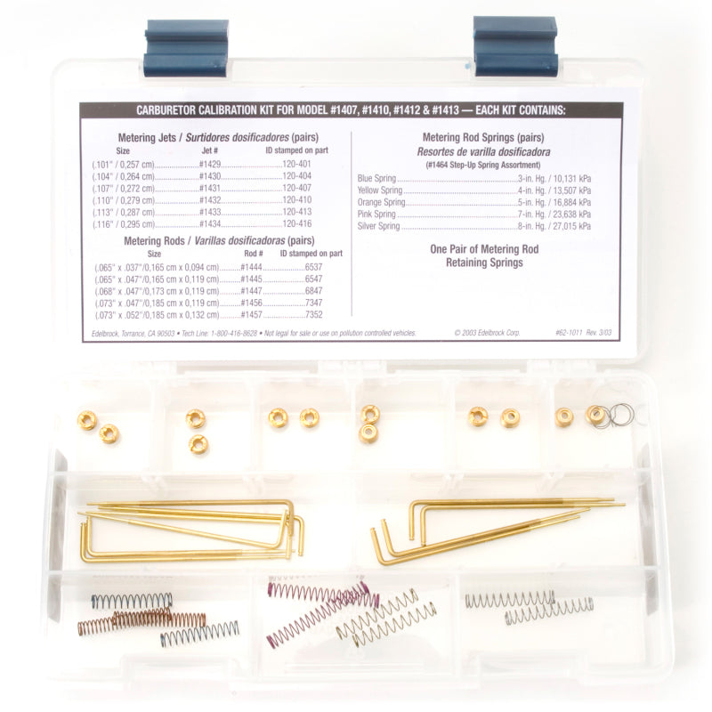 Load image into Gallery viewer, Edelbrock Jet / Rod Kit for 1407/1410/1412/1413