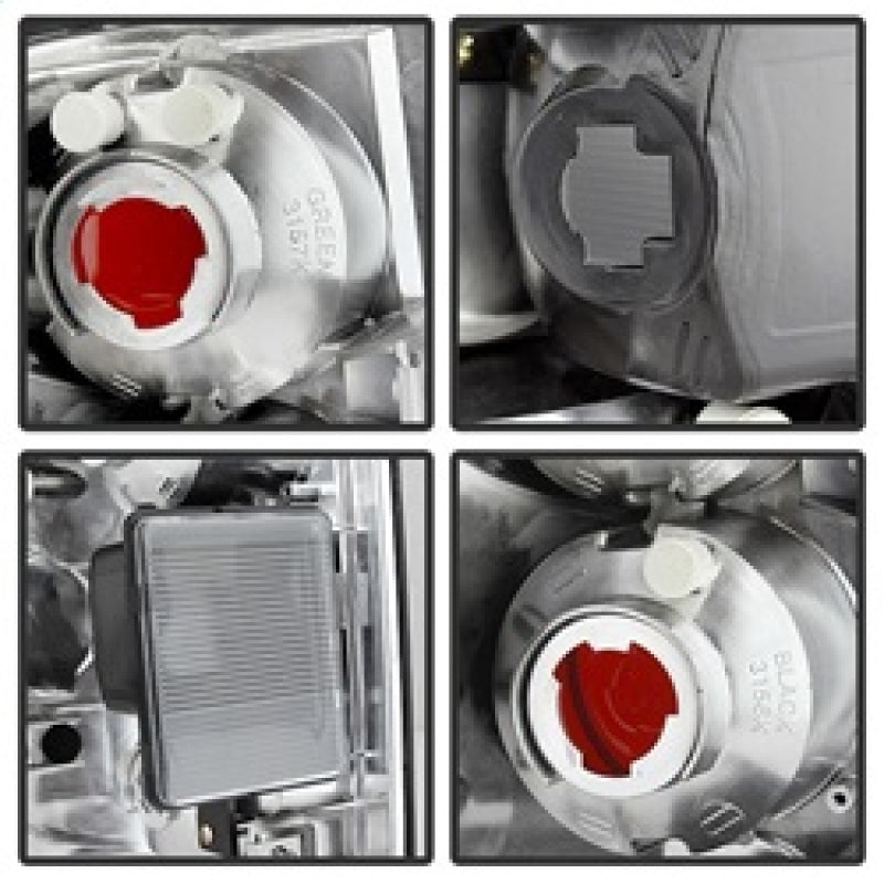 Load image into Gallery viewer, Spyder Nissan Titan 04-14 Euro Style Tail Lights Black Smoke ALT-YD-NTI04-BSM