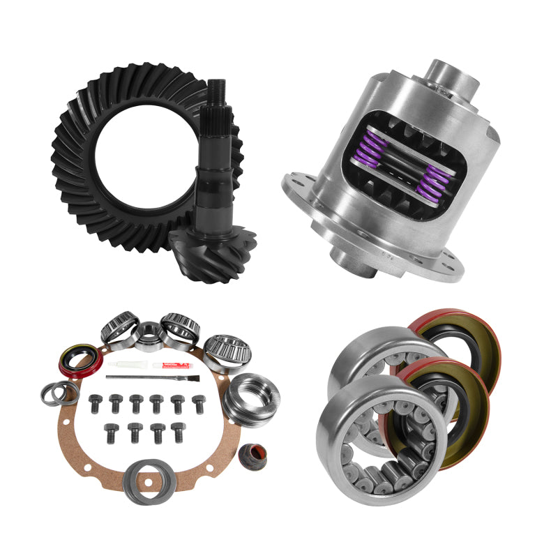 Load image into Gallery viewer, Yukon 8.8in Ford 3.55 Rear Ring & Pinion Install Kit 31 Spline Positraction 2.99in Axle Bearings