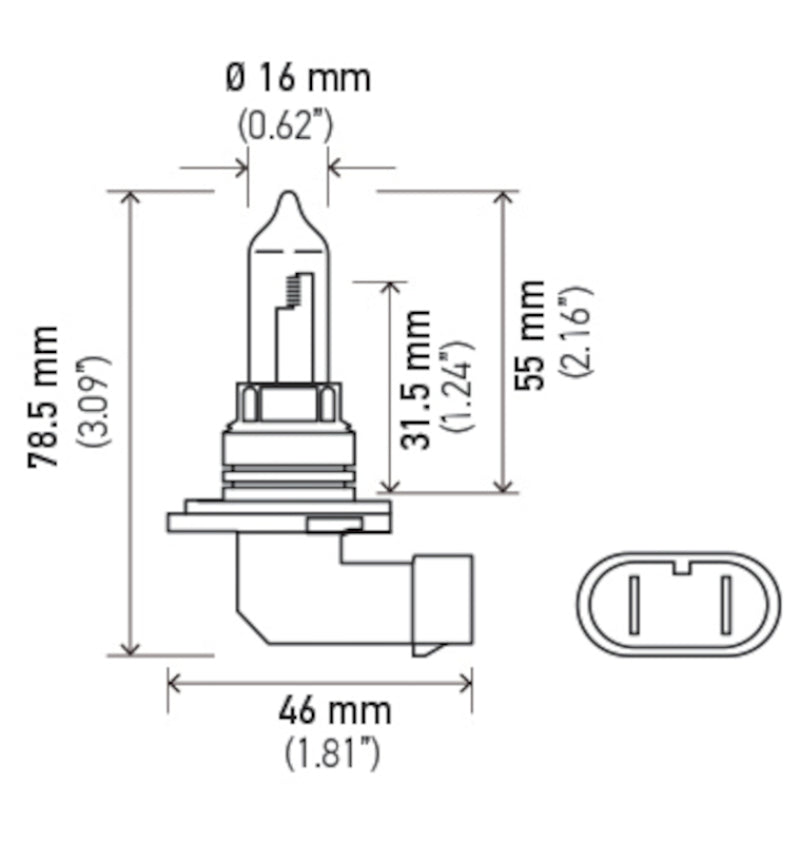 Load image into Gallery viewer, Hella Bulb 9005/HB3 12V 65W P20d T4 LONGLIFE