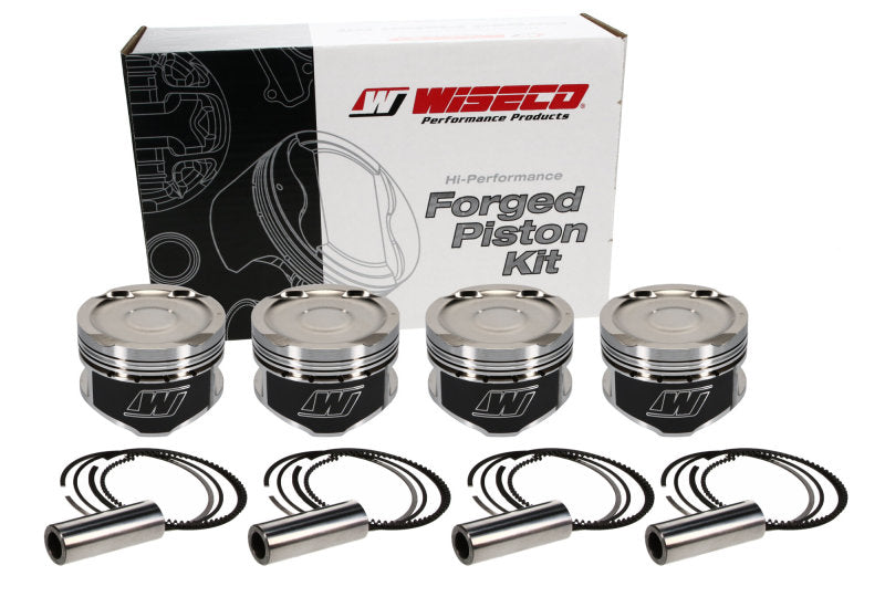 Load image into Gallery viewer, Wiseco Opel C20LET 86.25mm Bore / -13cc dish -/ 8:1 CR Piston Kit